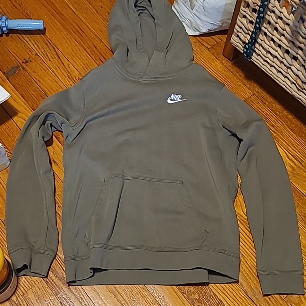 NIKE,  no string hoodie.